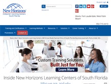 Tablet Screenshot of nhflorida.com